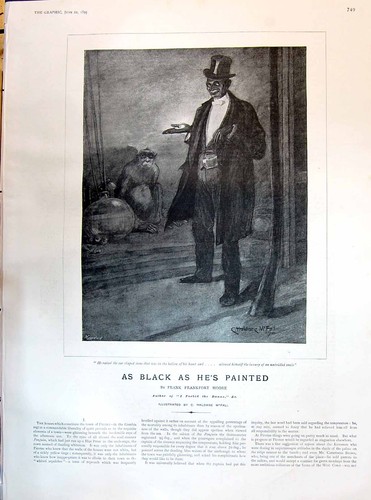 Alte 1895 schwarz bemalte