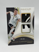 2017 Panini Immaculate Soccer BASTIAN SCHWEINSTEIGER Germany Logo Dual Patch /35