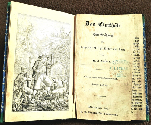 1847 das elmthäli von - 1847, karl