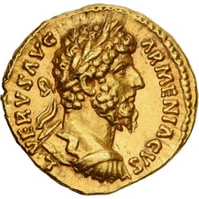 Lucius Verus, Aureus, 163-164
