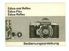 Kamera Bedienungsanleitung EDIXA mat Reflex / EDIXA Flex / EDIXA Reflex (Y2474