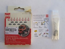 Busch 7788 - Spur H0 - Leitkegel und Kanaldeckel in OVP