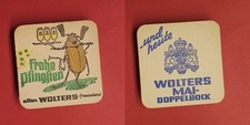 Wolters Mai-Doppelbock Frohe Pfingsten Brauerei Bierdeckel Bier
