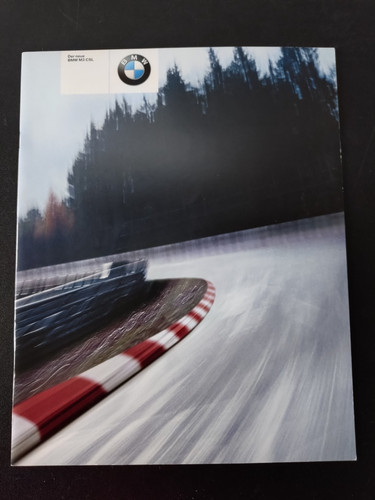 Bmw csl e46 prospekt 2003 - csl,