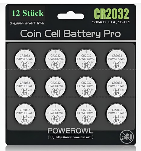 Powerowl cr2032 knopfzellen - powerowl,