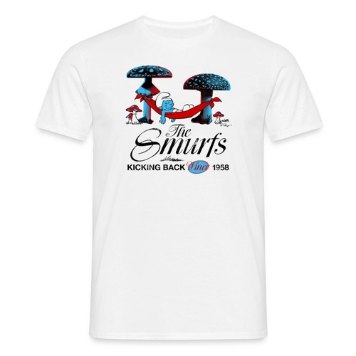 Schlümpfe retro design mit - retro,