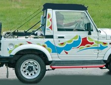 Bikini Top schwarz Verdeck