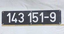 Original lok nummernschild - original,