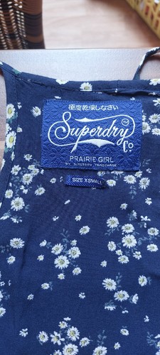 Superdry damen minikleid blau - superdry,