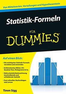 Statistik formeln für dummies - für,