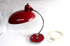 Kaiser Idell 6631 Präsident Lampe Bauhaus Cristian Dell seltene Farbe rot