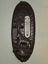 Thermometer Analog Geschnitzt
