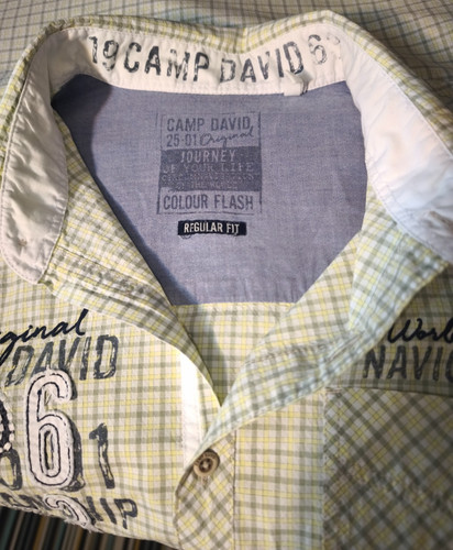 Camp david herren hemd - camp, l