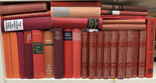 Deko bücher paket rot - deko, |