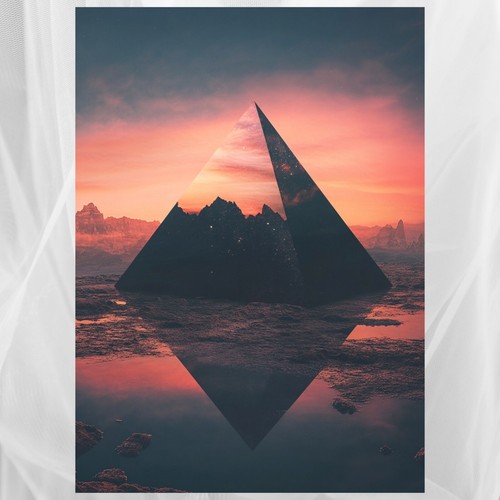Pyramide poster schöne - pyramide,