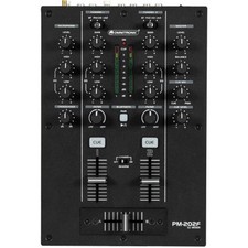 OMNITRONIC PM-202F 2-Kanal-DJ-Mixer mit Filter und Bluetooth | Neu
