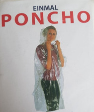 RAINSTOP Einmal Poncho Schwarz