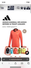 adidas Herren Schiedsrichter Trikot Set 2018 Rot/Schwarz/Gelb Langsam Größe L