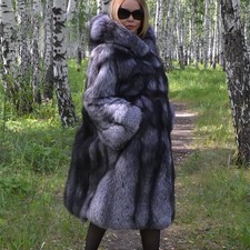 Frauen Echt Pelzmantel