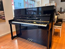 SCHIMMEL 116 Klavier mit neuer Bank *Sonderfarbe Dunkelblau poliert*