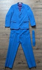 Blue Steel Oppo Suits Anzug Gr. 56 Sakko Hose Krawatte Karneval Party Kostüm