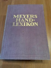 Meyers Handlexikon 1921 Bibliographisches Institut 75000 Stichwörter und Verwei.