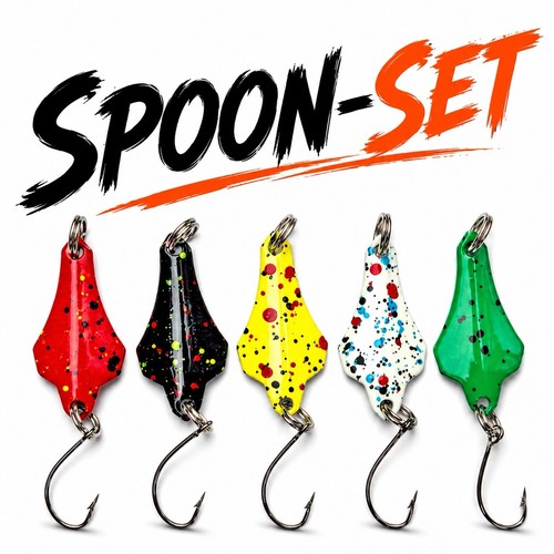 Spoons forelle set 5 stück - spoons, |