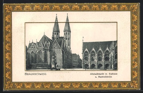Braunschweig ansichtskarte - braunschweig,,