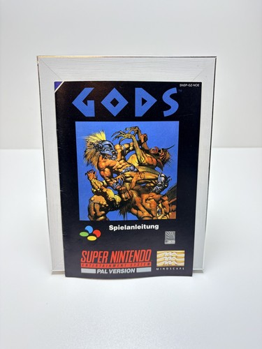 Gods snes spielanleitung - gods,
