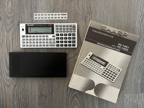 Sharp 1402 taschencomputer - sharp, pc-1402