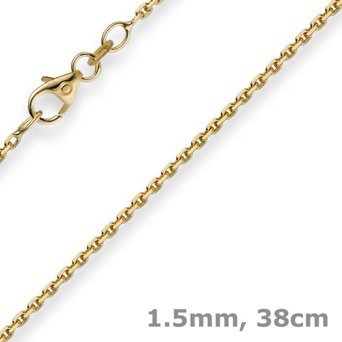 5mm kette collier - 1,5mm, ankerkette