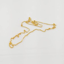 Flachpanzerkette aus Gold