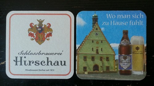 Bierdeckel hirschau - bierdeckel,