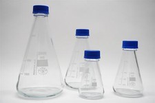 Erlenmeyerkolben mit Gewinde GL 45 250mL 500mL 1000ml 2000ml Laborbedarf