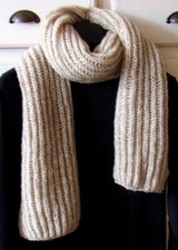 Schal gestrickt Handarbeit in