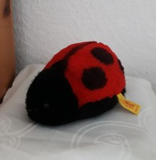 Steiff Marienkäfer 6302/18 - Spieluhr- Kuscheltier Stofftier 16cm Rot Schwarz