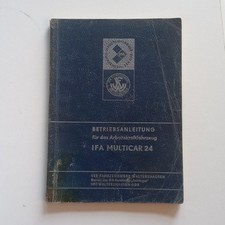 Betriebsanleitung IFA Multicar 24 Arbeitskraftfahrzeug VEB DDR K5