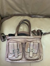 Strenesse Tasche Vintage Leder braun kleine Tasche TOP 
