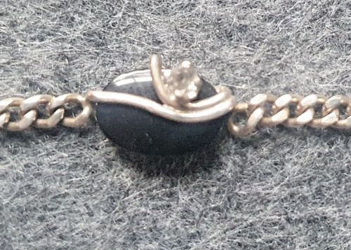 Silberarmband mit onyx - silberarmband,