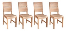 Stuhlset 4er-Set Massivholz