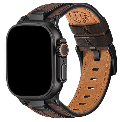 Echtes lederarmband für apple - lederarmband,