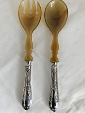 altes Salatbesteck 2-teilig