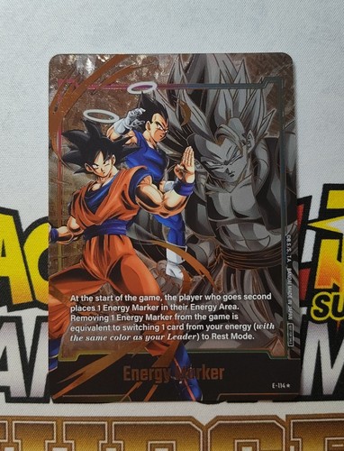 Goku vegeta energy marker - vegeta,