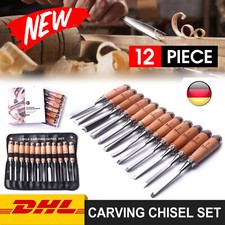 Schnitzwerkzeug Satz 12 Teilig Schnitzsatz Schnitzmesser Handwerk Holz Schnitzen