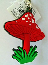 Schlüsselanhänger Gummi  Taschenanhänger roter Fliegenpilz