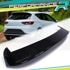 Schwarz Spoiler Lippe Dachspoiler Heckspoiler für SEAT Leon Cupra 5F MK3 13-20