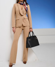 798623 heine Damen Hosenanzug Anzug Blazer Jacke + Hose camel braun NEU Gr. 40