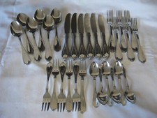 WMF Englische Rose Besteck 6 Personen 30 Teile in Cromargan TOP wie neu !