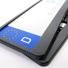 Carbon Look Kennzeichenhalter, Nummernschildhalter - EU-Norm 520x110mm,  2 Stück
