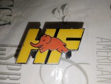 HF Emblem Kühlergrill Badge Front Grille Lancia Delta Integrale Evo Elefant rot